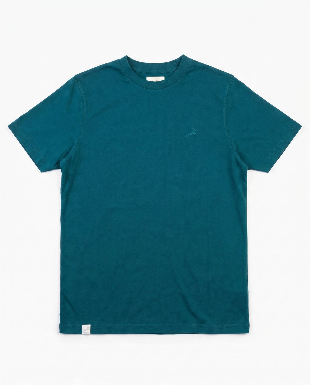Springboks Tonal SML EMB Bok Crew Tee Teal