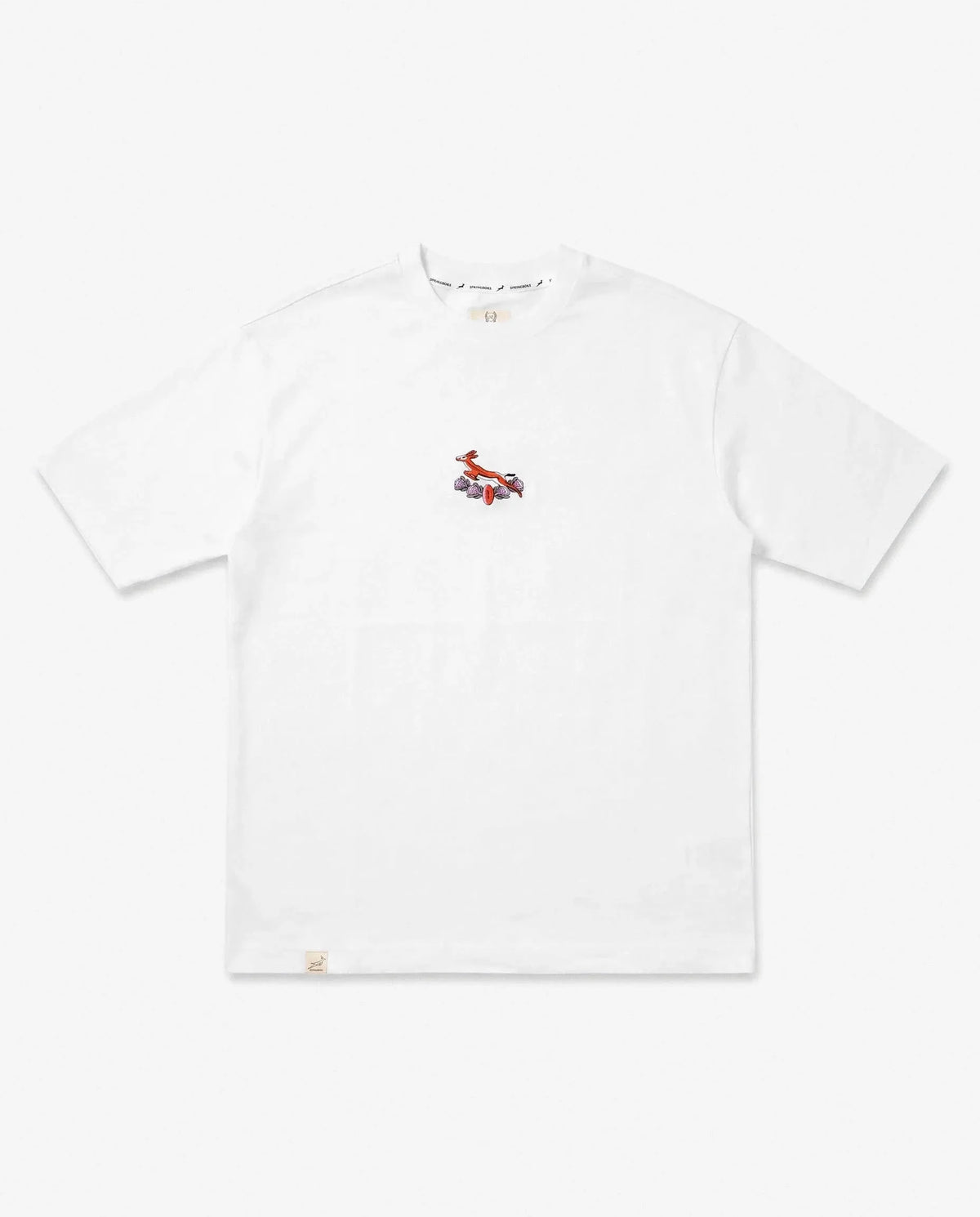 Springboks 95 Embroidery Relaxed Tee White