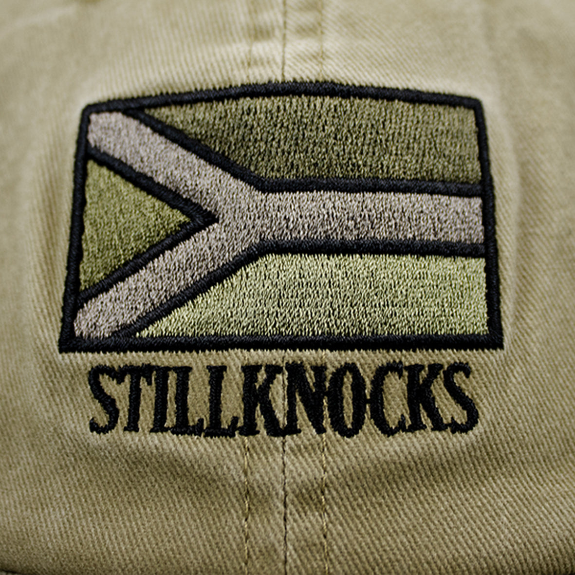 Stillknocks Flag Dad Cap-Military Olive