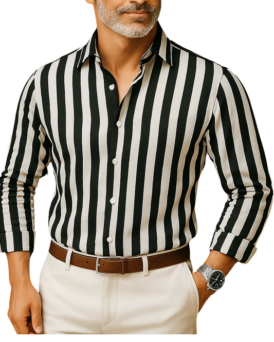 Guillermo? - Camisa Marseille premium a rayas con estilo elegante
