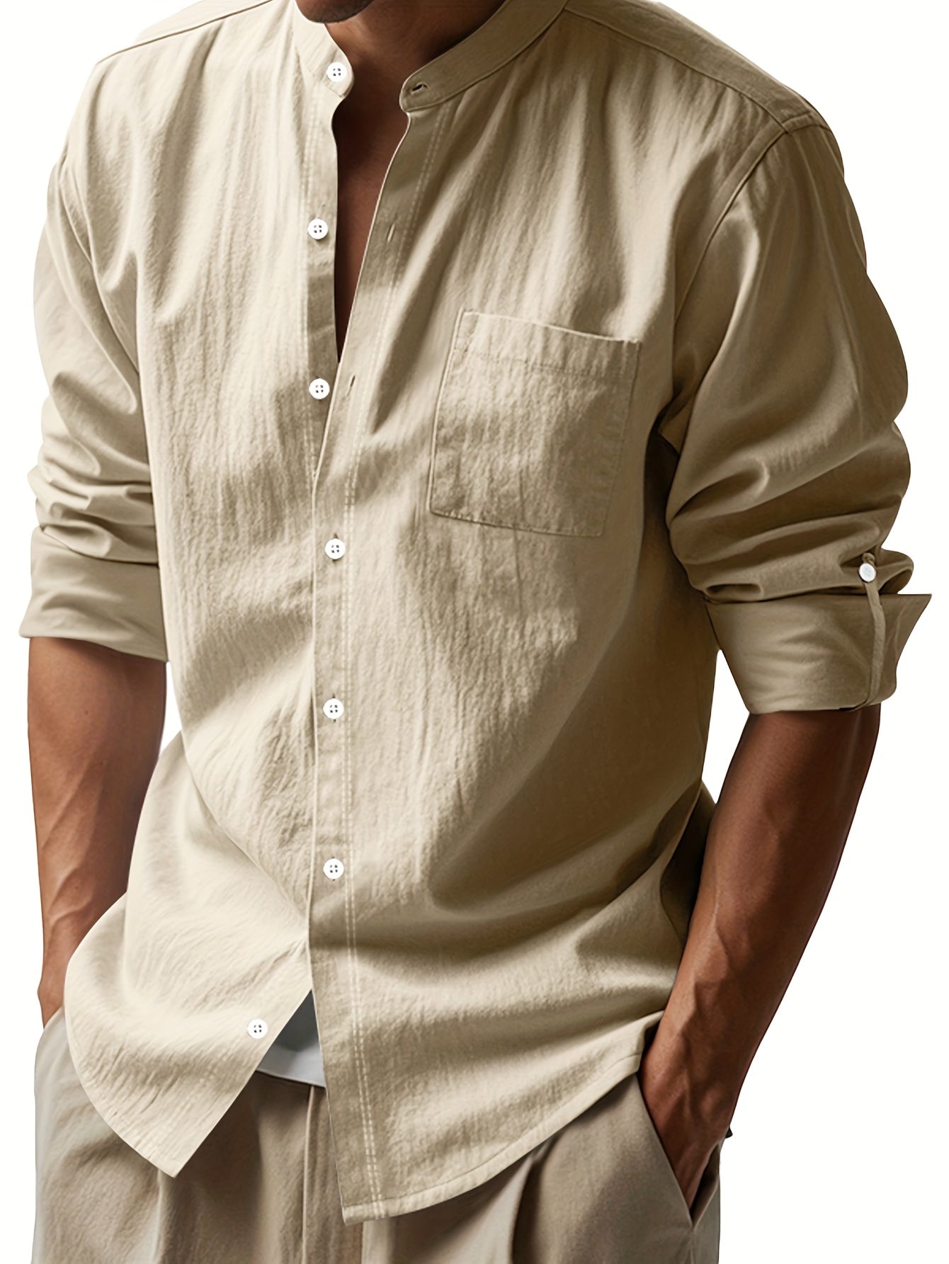 Damiano? - Camisa masculina elegante de manga larga y dise?o moderno