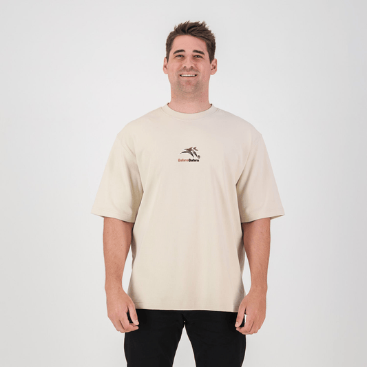Bafana Bafana Tops Boxy Tee Plain HQ Ivory