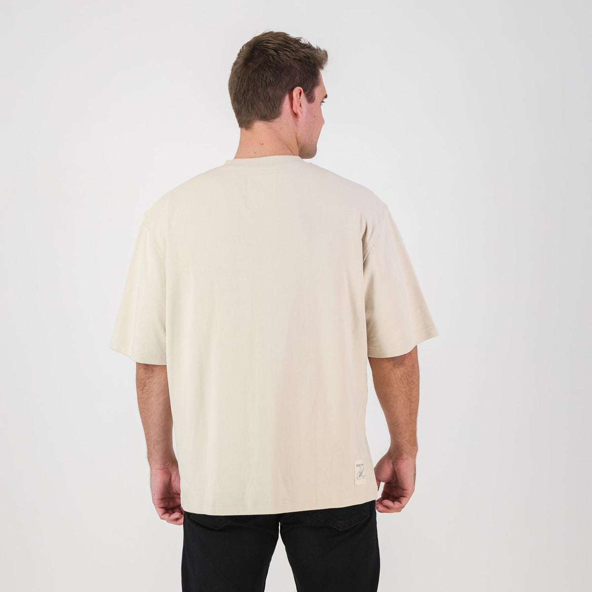 Bafana Bafana Tops Boxy Tee Plain HQ Ivory