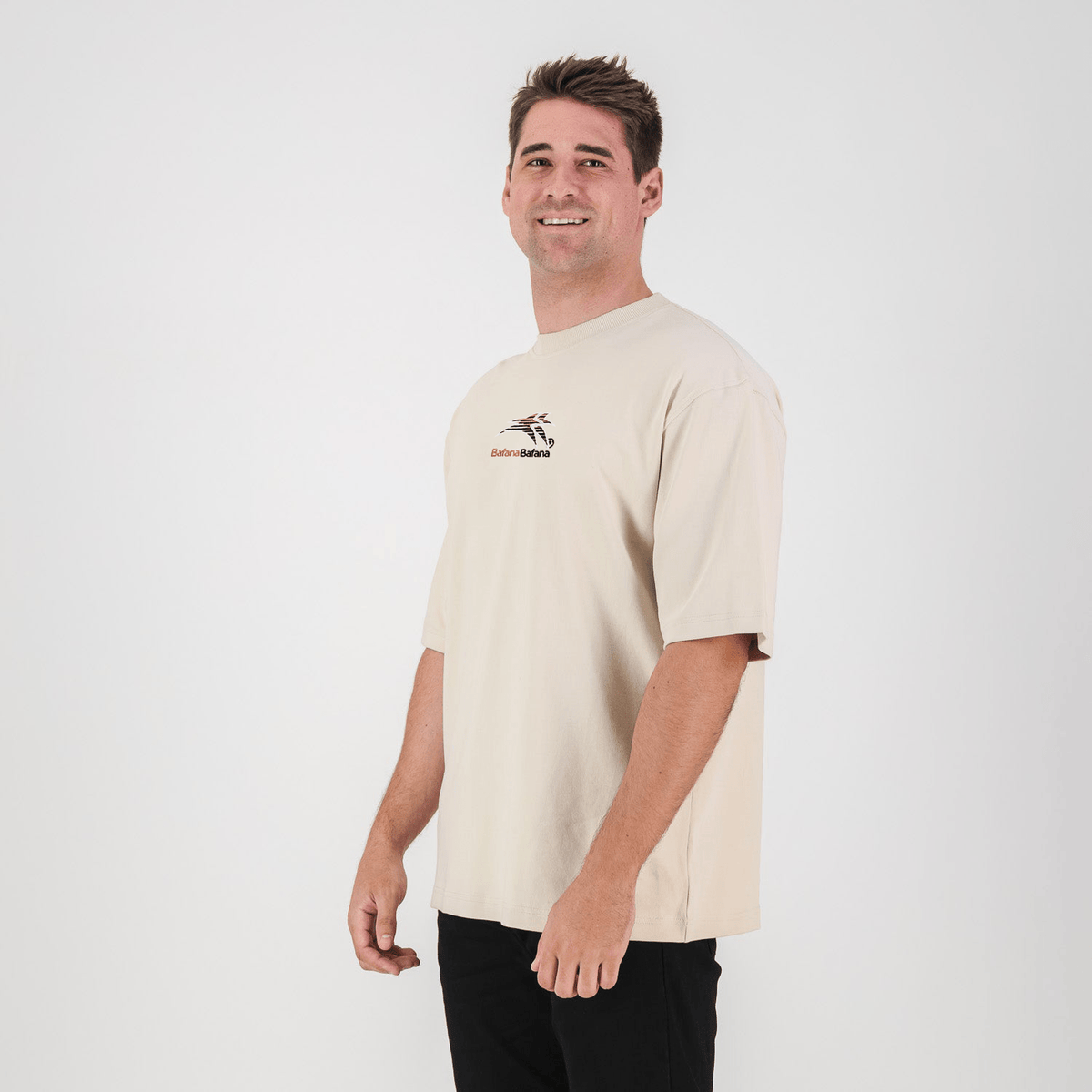 Bafana Bafana Tops Boxy Tee Plain HQ Ivory