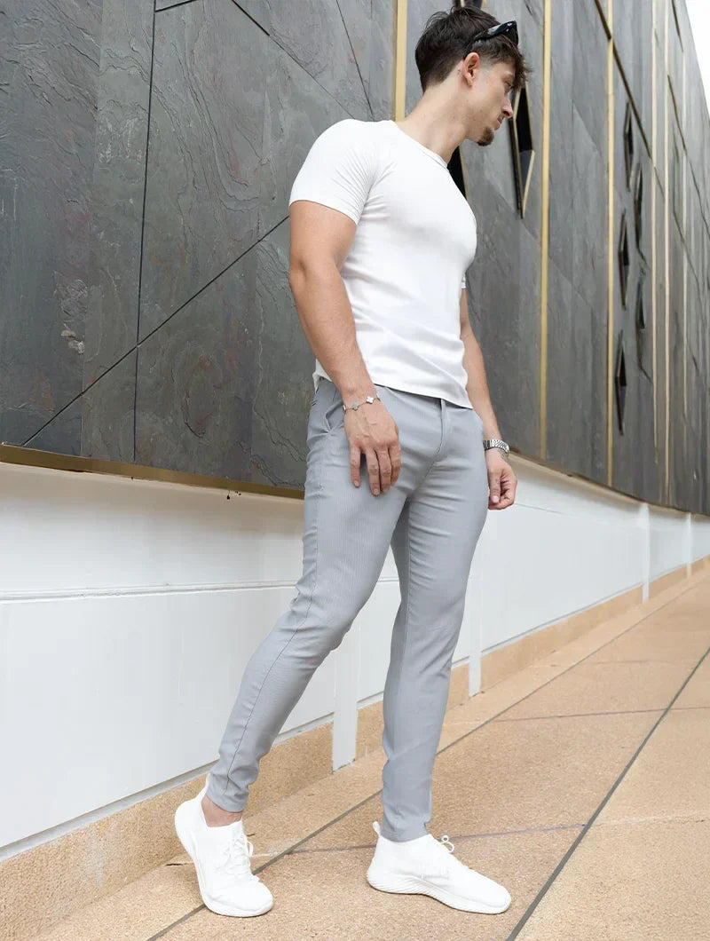 Noa Stretch Pantal¨®n - Gris claro