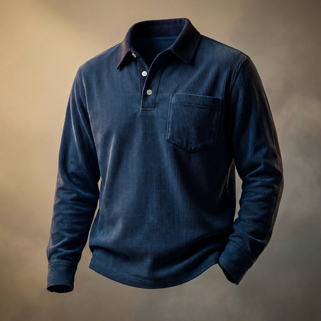 Valentino? - Elegante Polo de Pana