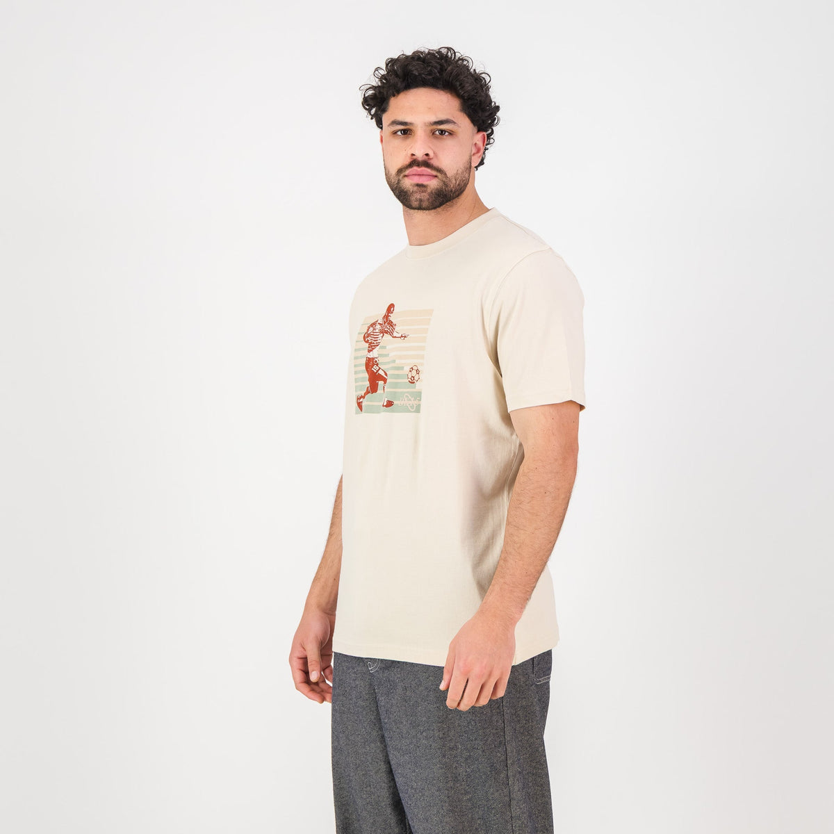 Doctor Khumalo 15 Regular Crew Tee-Ivory