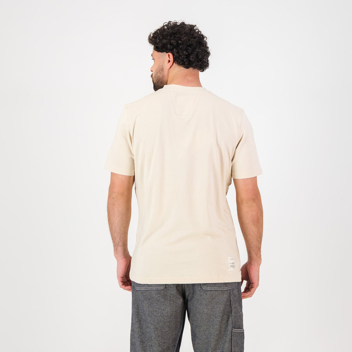 Doctor Khumalo 15 Regular Crew Tee-Ivory