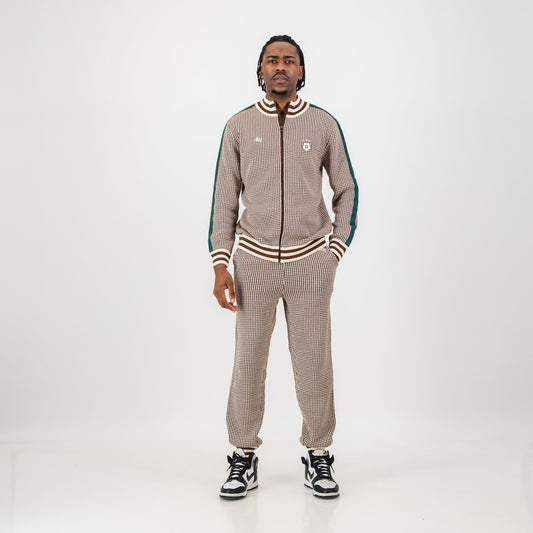 Doctor Khumalo Knitted Track Pants-Ivory