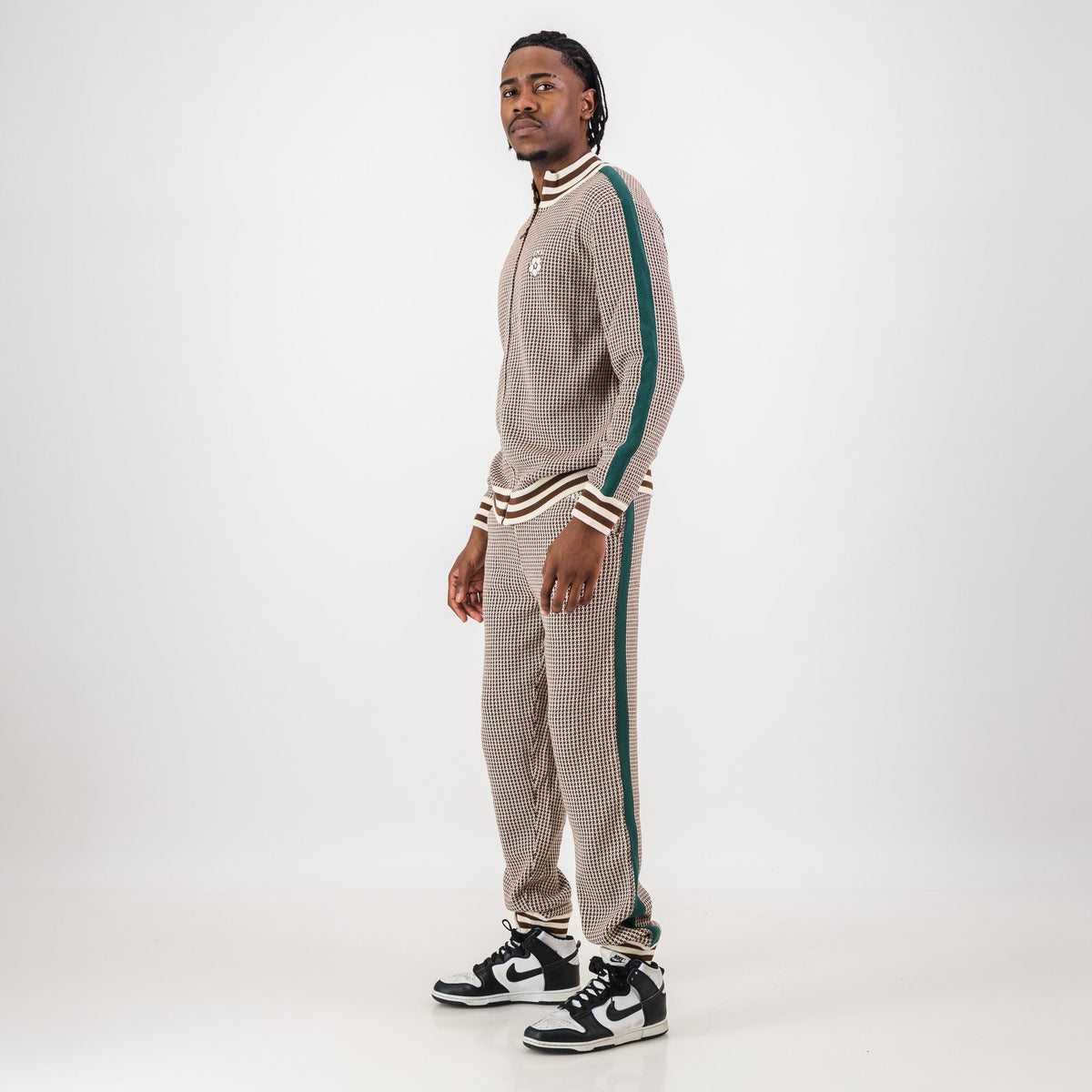Doctor Khumalo Knitted Track Pants-Ivory