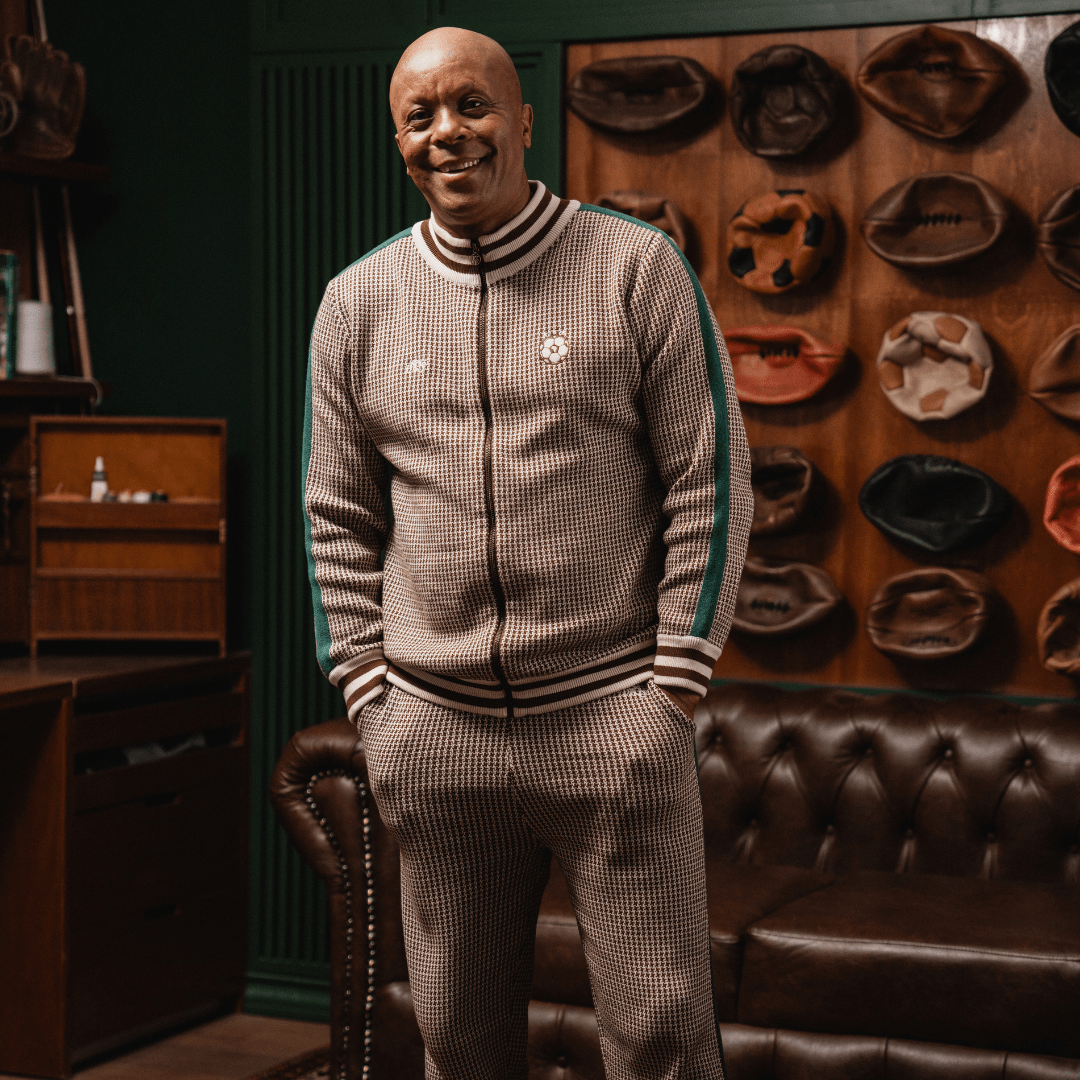 Doctor Khumalo Knitted Track Pants-Ivory