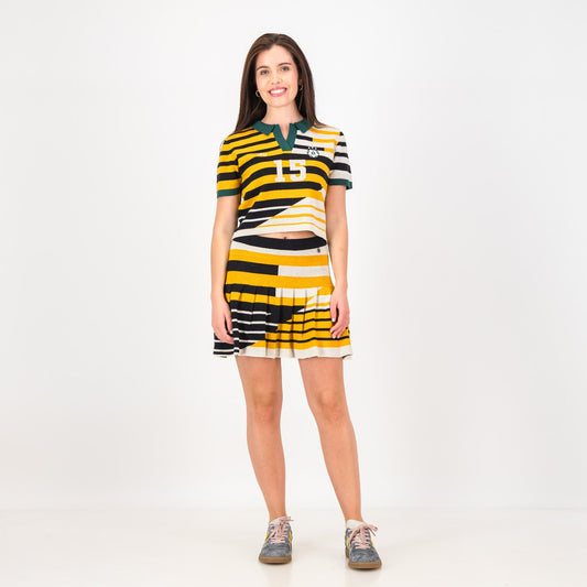 Doctor Khumalo Ladies Crop SS Jersey- Ivory