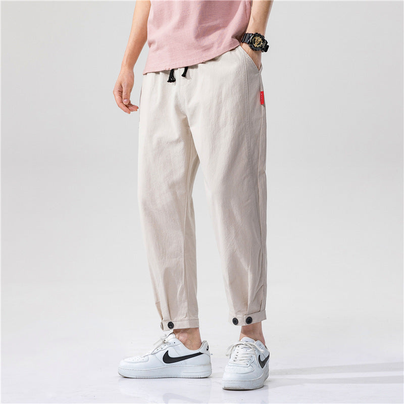 Theo - Pantalones Ajustados de Algod¨®n