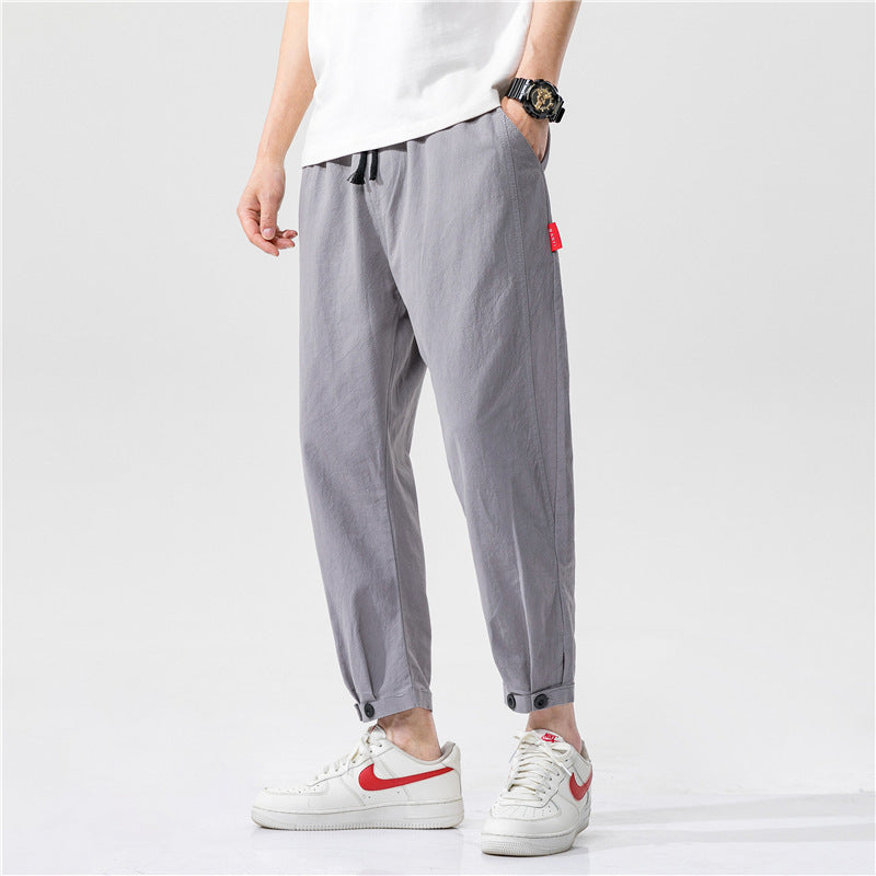 Theo - Pantalones Ajustados de Algod¨®n