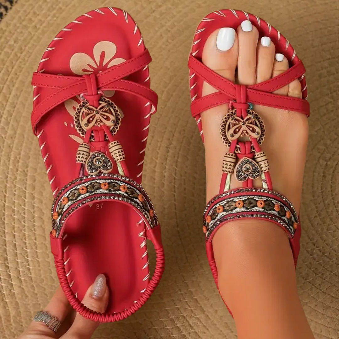 MAREVA? | Sandalias con Plantilla Acolchada Estilo Ibiza