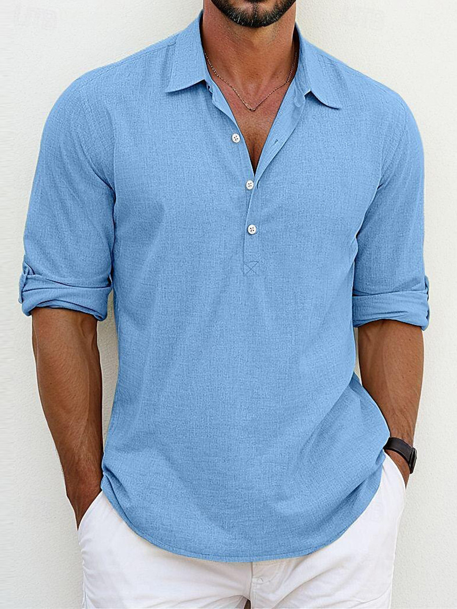 Rub¨¦n? - Camisa elegante con look relajado y moderno
