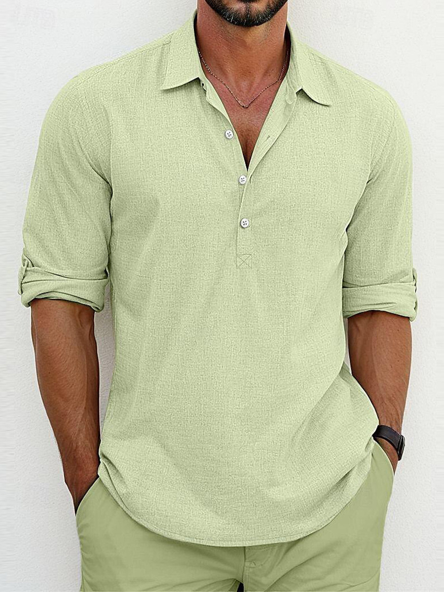 Rub¨¦n? - Camisa elegante con look relajado y moderno