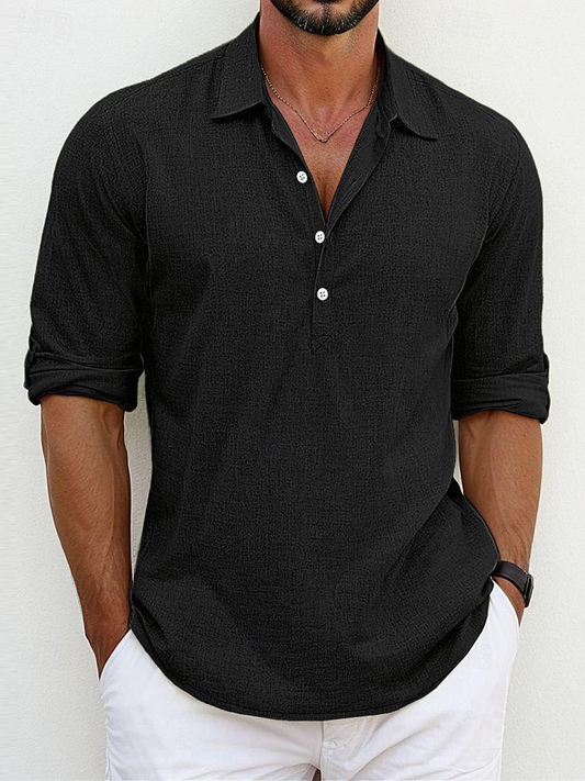 Rub¨¦n? - Camisa elegante con look relajado y moderno