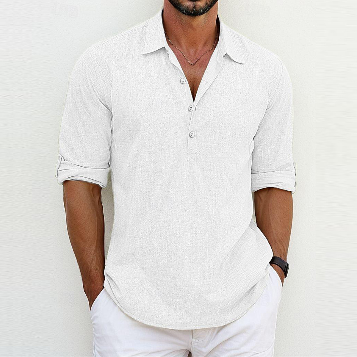 Rub¨¦n? - Camisa elegante con look relajado y moderno