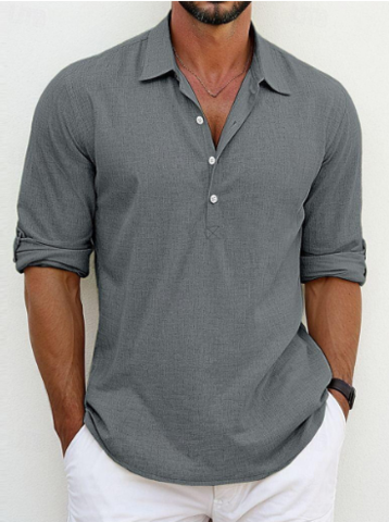 Rub¨¦n? - Camisa elegante con look relajado y moderno