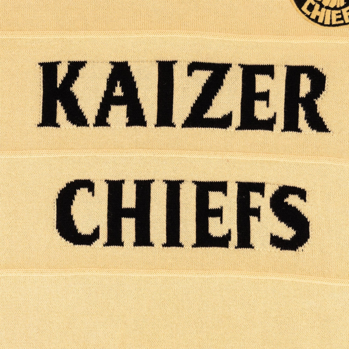 Kaizer Chiefs Long Sleeve Knitted Jersey-Butter