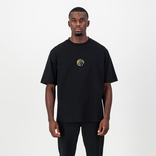 Kaizer Chiefs Pop Art Badge Boxy Tee- Black