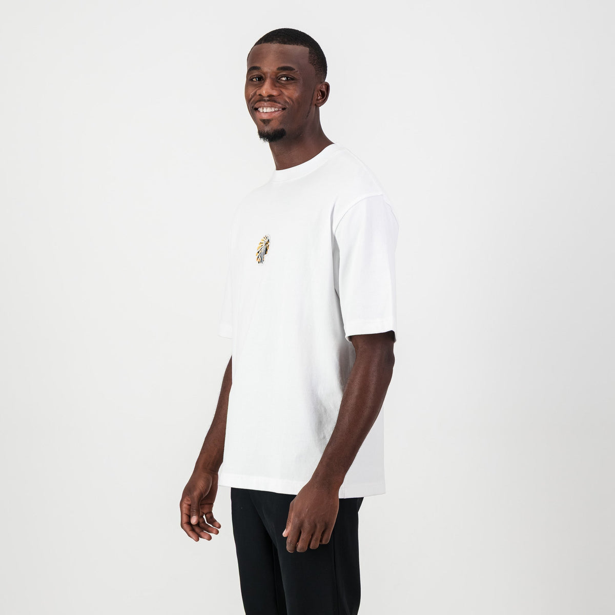 Kaizer Chiefs Pop Art Badge Boxy Tee- White