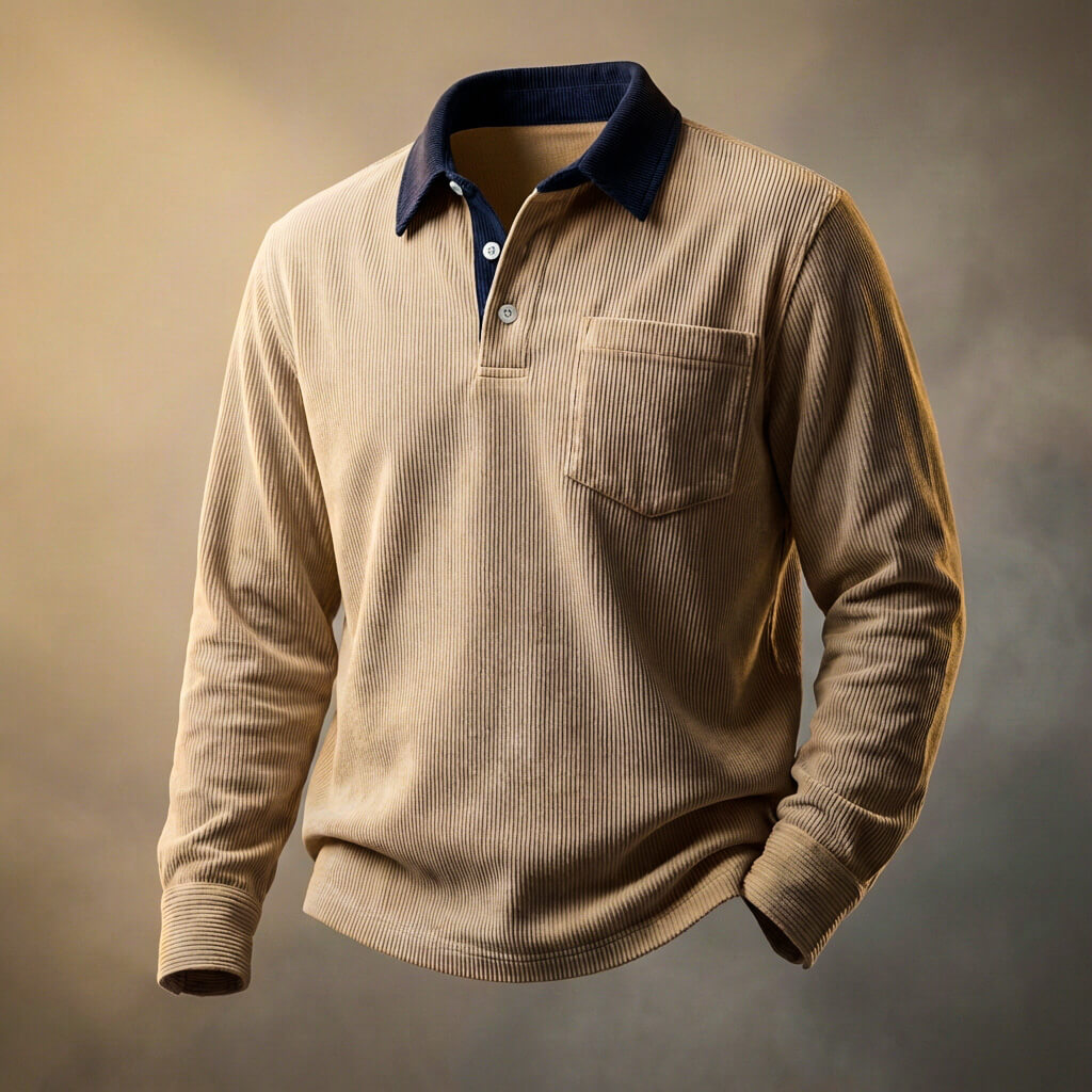 Valentino? - Elegante Polo de Pana