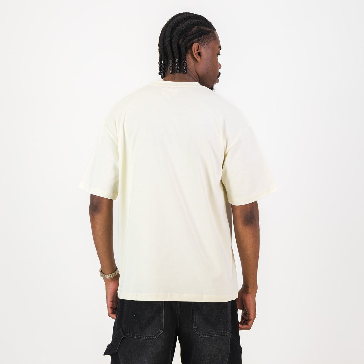 Manchester City Vintage Crest Boxy Tee-Cloud Dancer