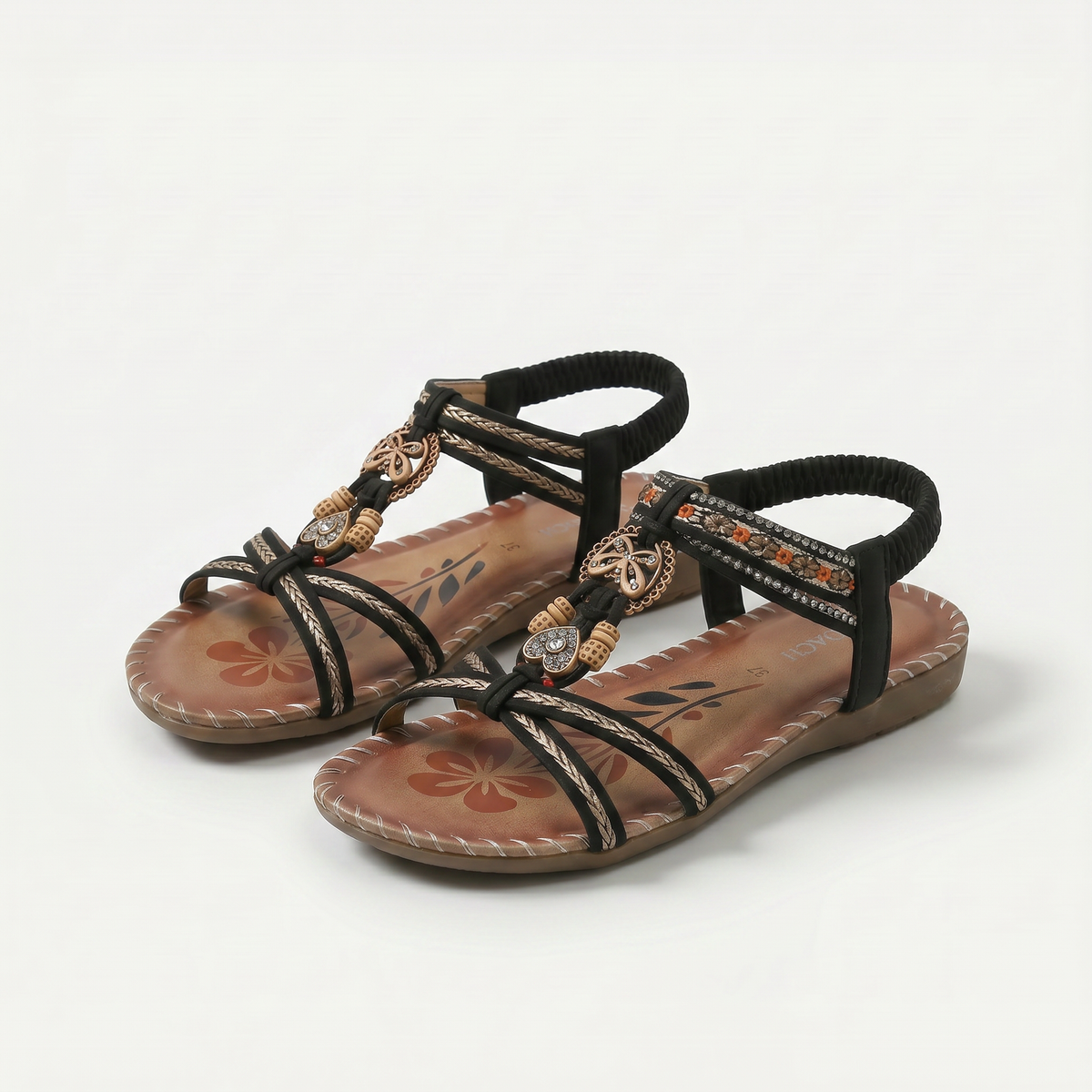 MAREVA? | Sandalias con Plantilla Acolchada Estilo Ibiza