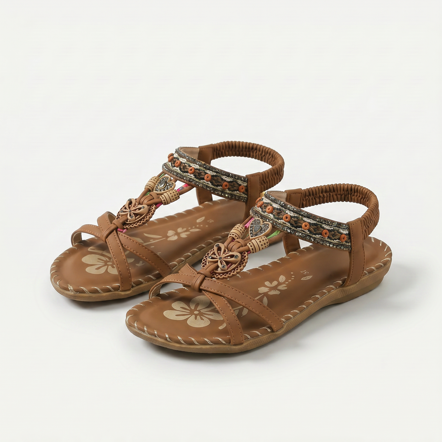 MAREVA? | Sandalias con Plantilla Acolchada Estilo Ibiza