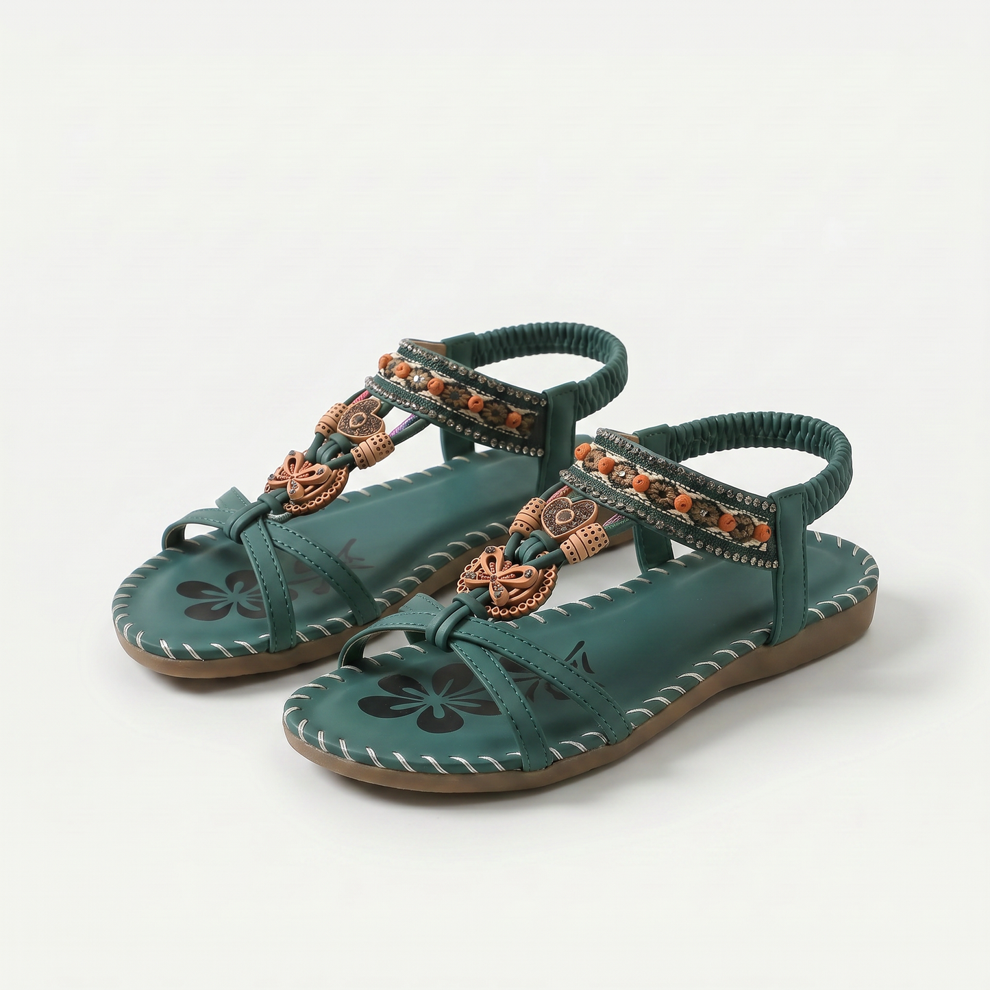 MAREVA? | Sandalias con Plantilla Acolchada Estilo Ibiza