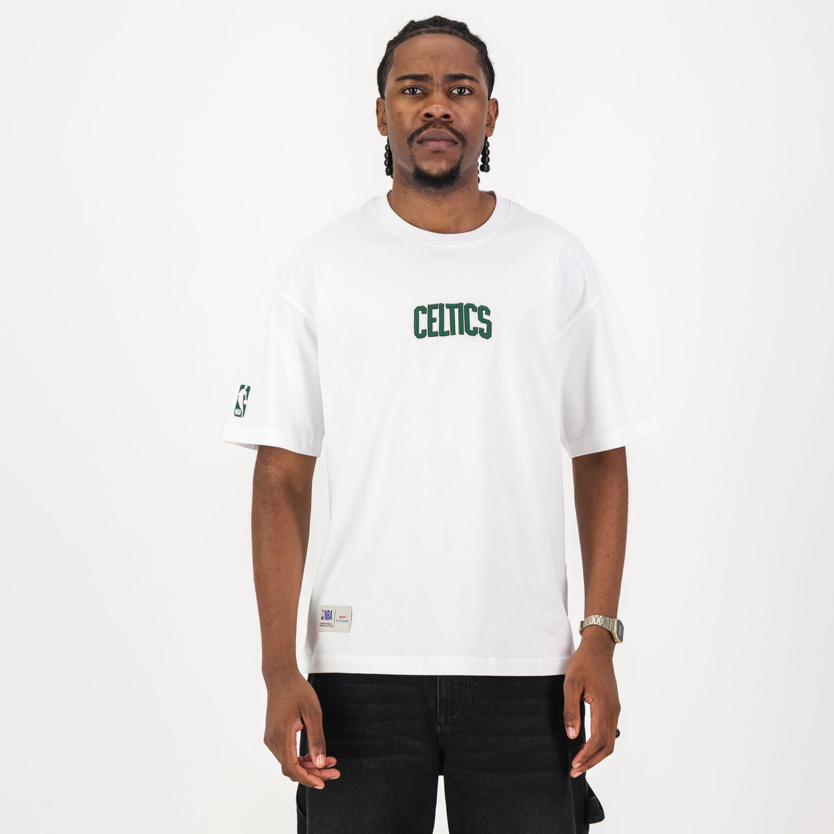 NBA Boston Celtics Boxy Tee-White