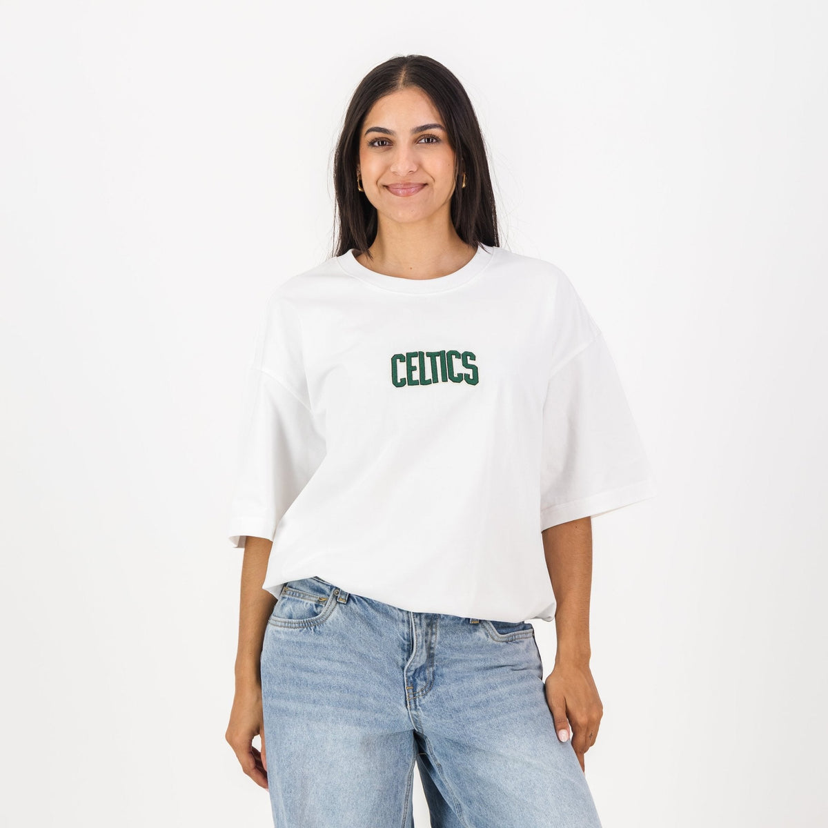 NBA Boston Celtics Boxy Tee-White