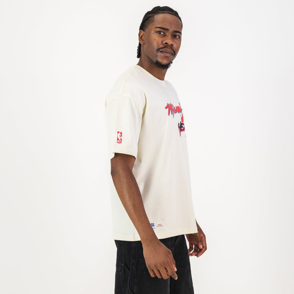 NBA Miami Heat Boxy Tee - Ivory
