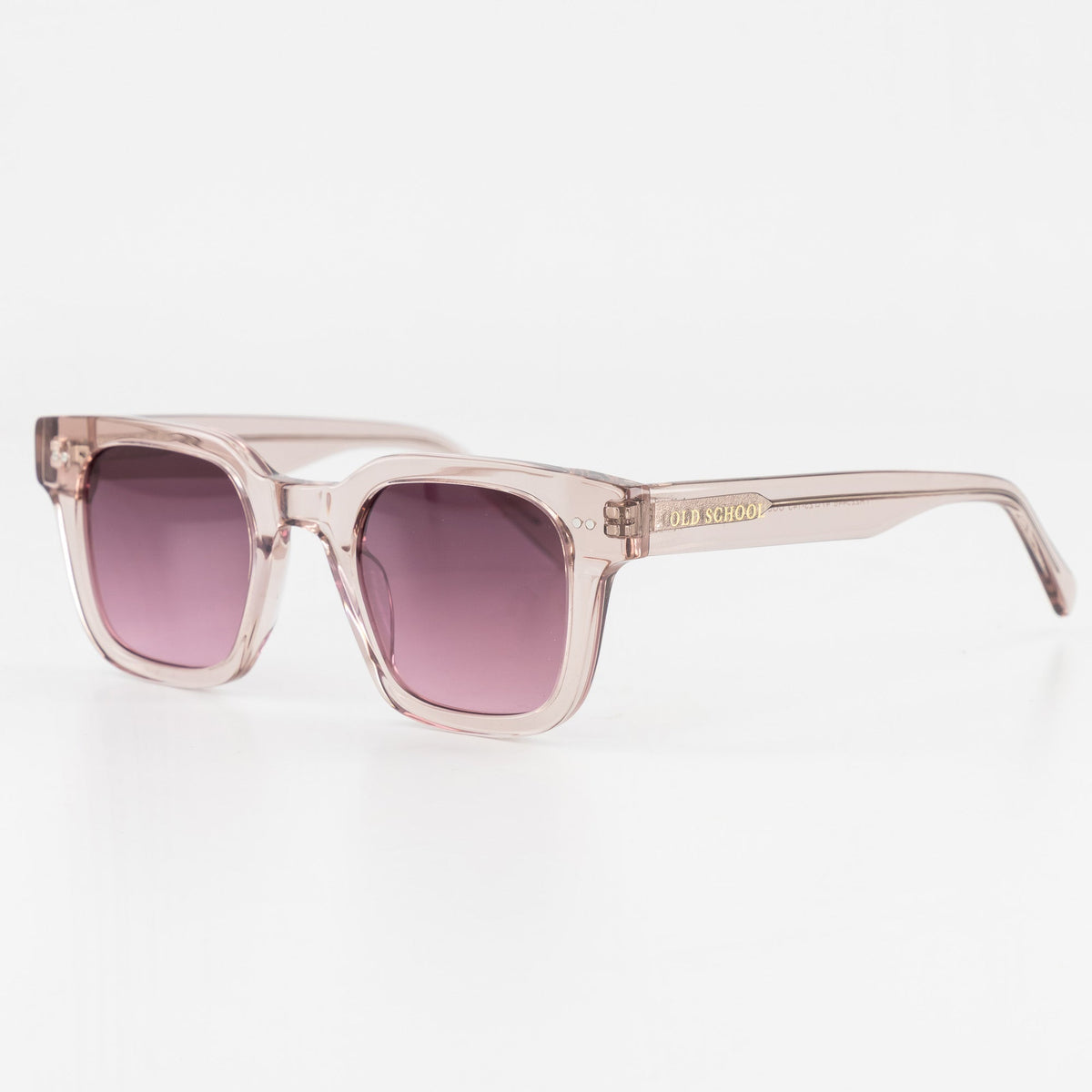 Old School Leisure Studio Acetate Sunglasses – Blush