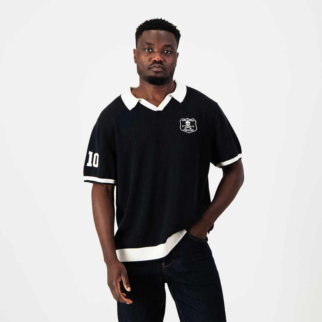Orlando Pirates Knitted SS Jersey-Black