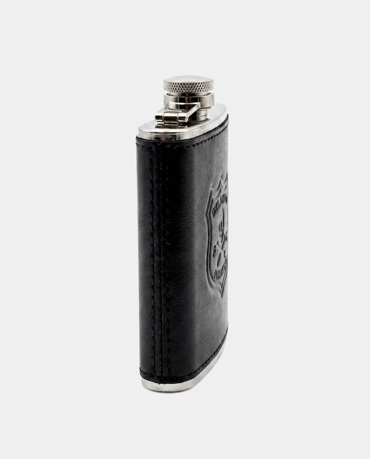 Orlando Pirates Leather Hip Flask Black