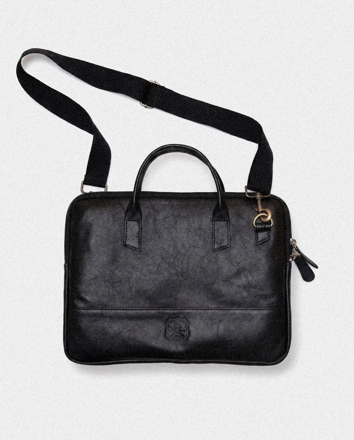 Orlando Pirates Leather Slimline Laptop Case Black