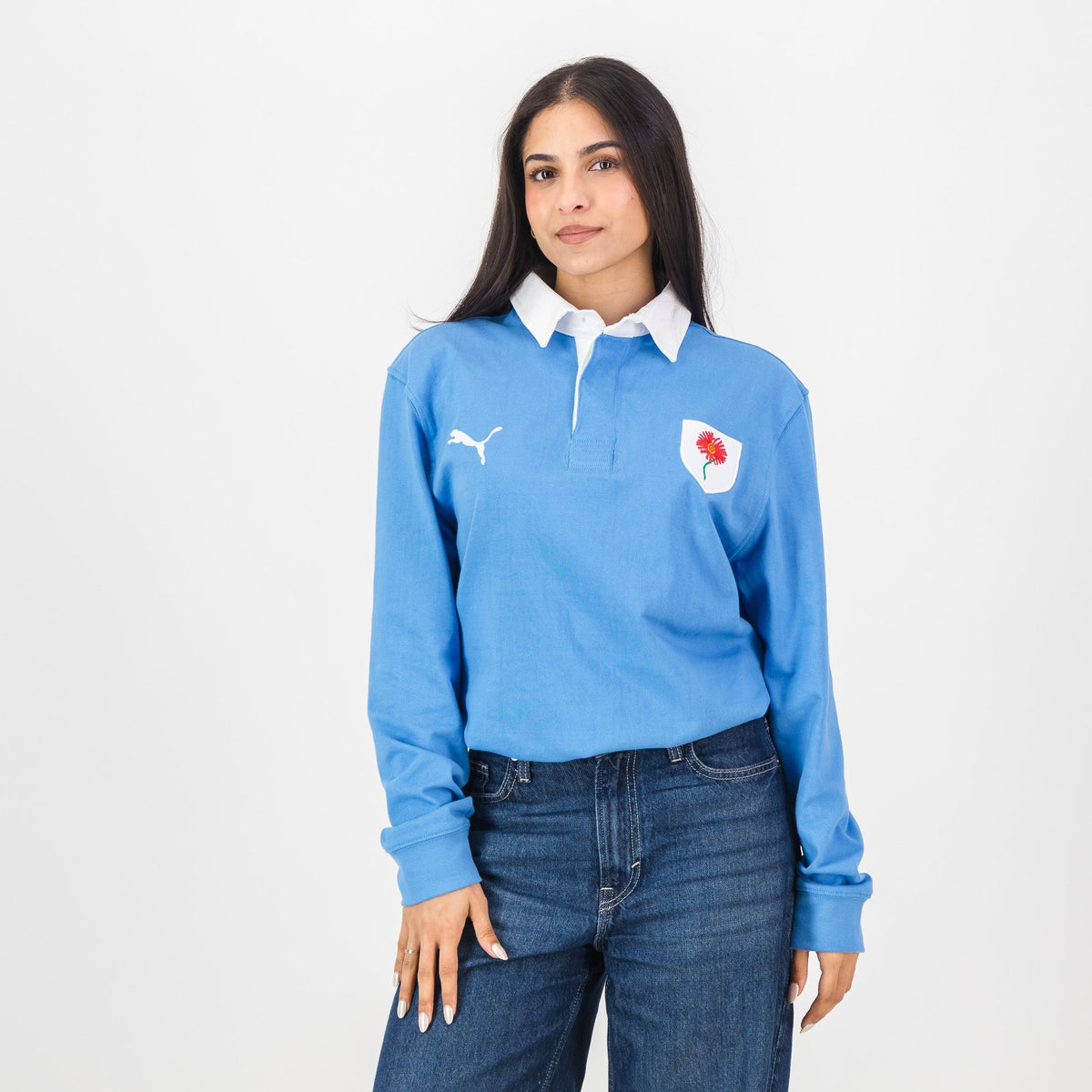 Provincial Bulls Daisy LS Rugby Jersey-Palace Blue