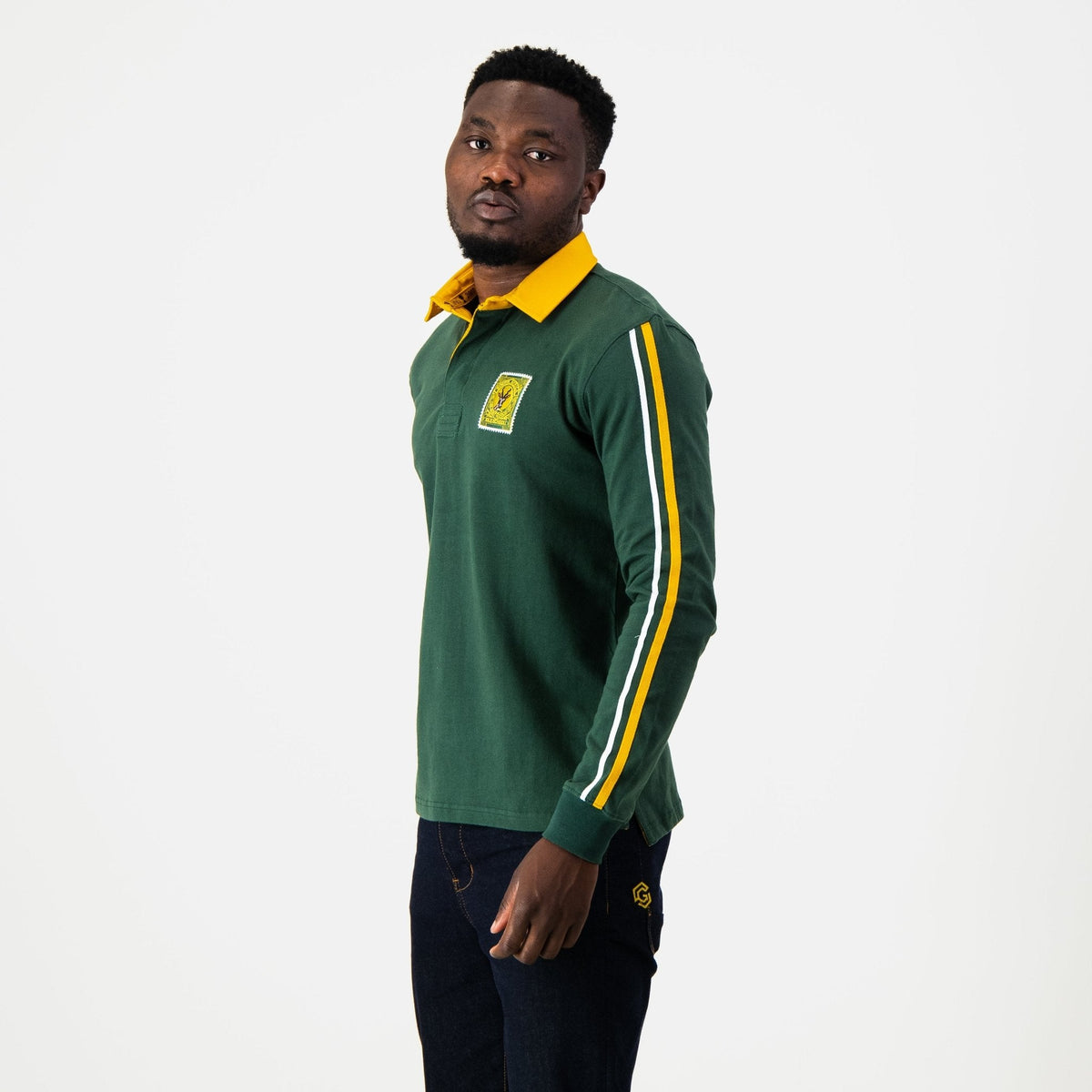SA Supporters United LS Rugby Jersey-OS Green