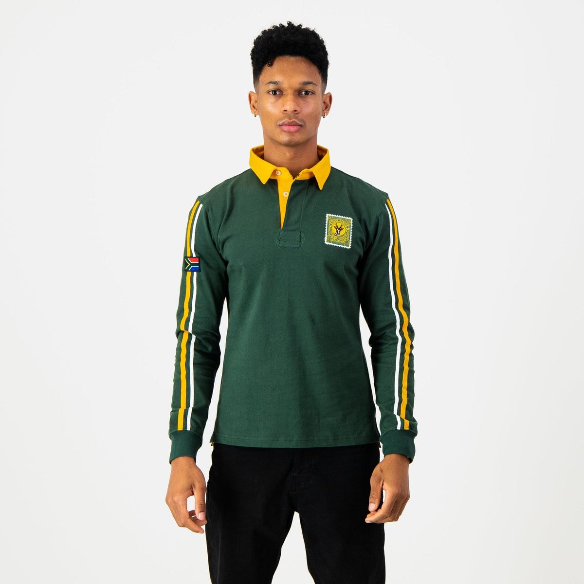 SA Supporters United LS Rugby Jersey-OS Green