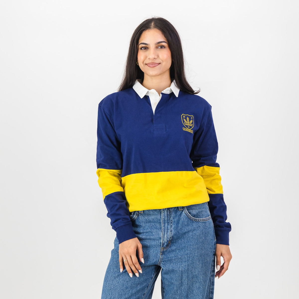Schools Durbanville Hoërskool LS Rugby Jersey-Navy