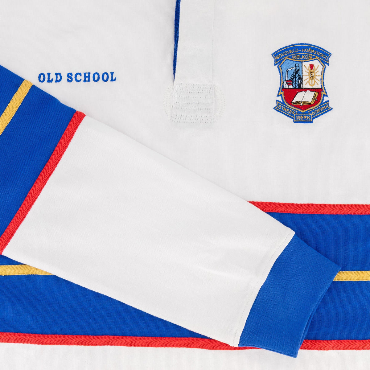 Schools Goudveld Hoërskool LS Rugby Jersey-White
