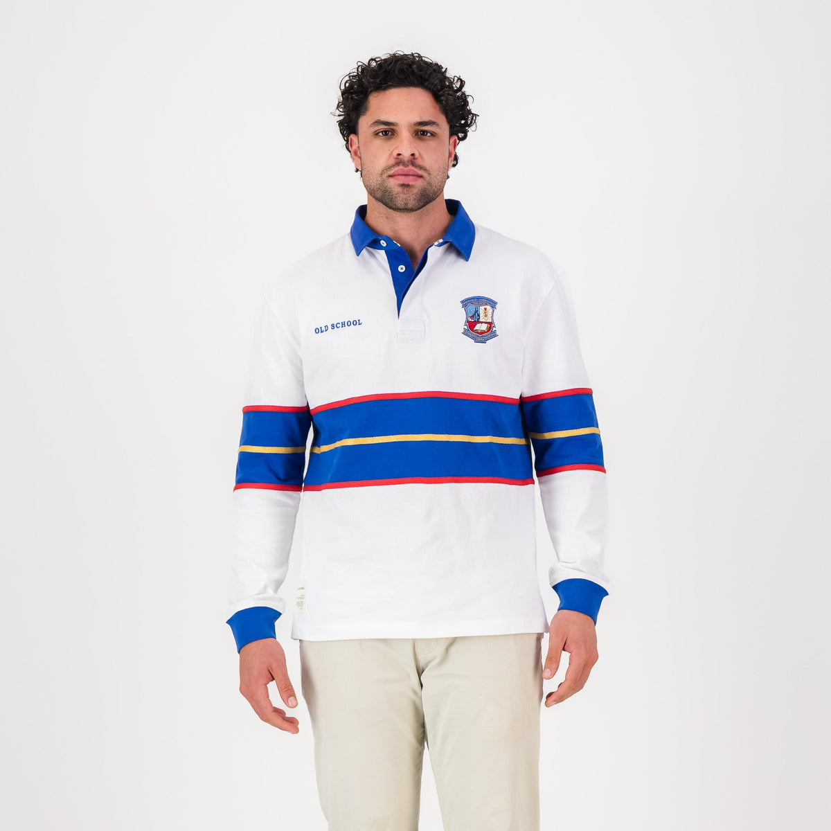 Schools Goudveld Hoërskool LS Rugby Jersey-White