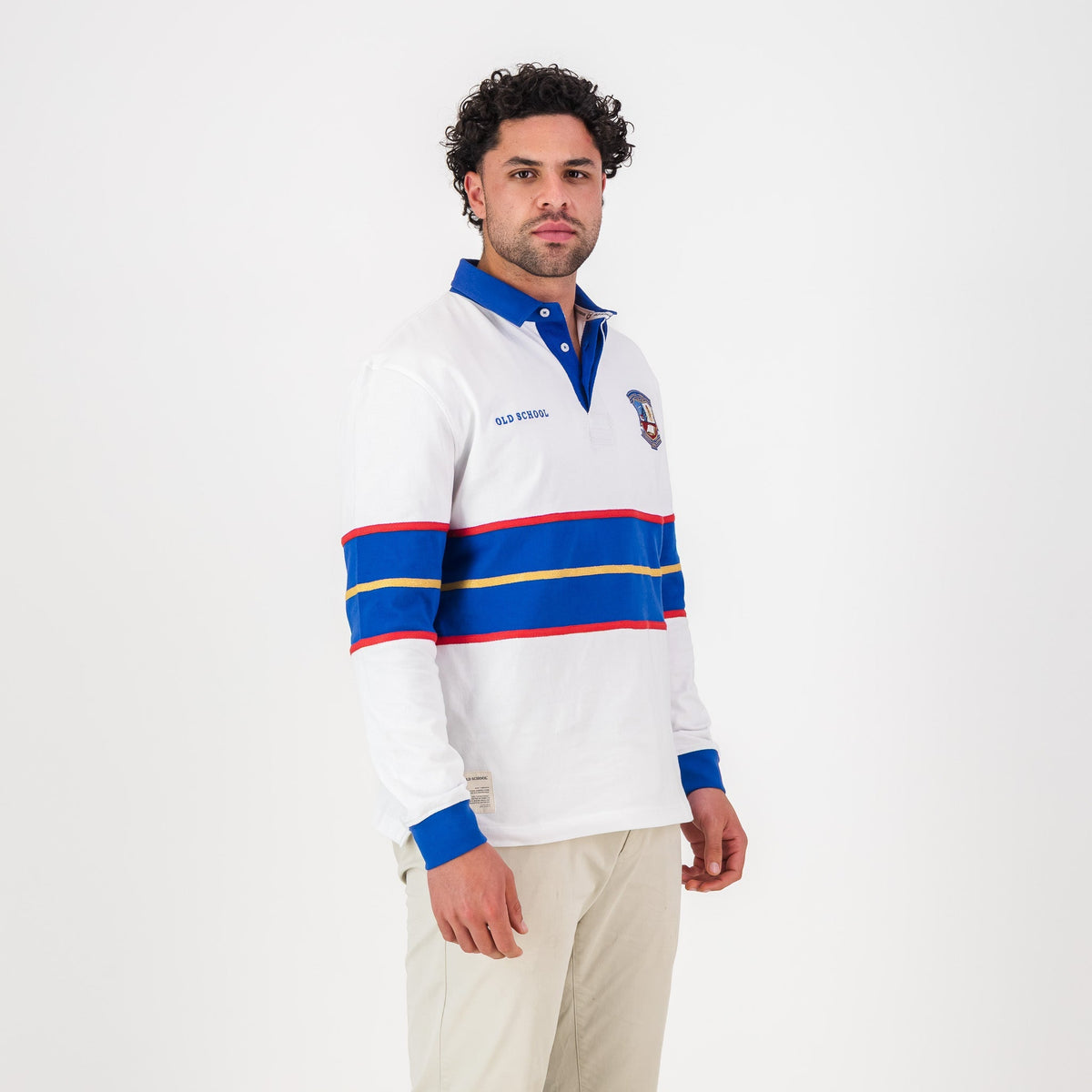 Schools Goudveld Hoërskool LS Rugby Jersey-White