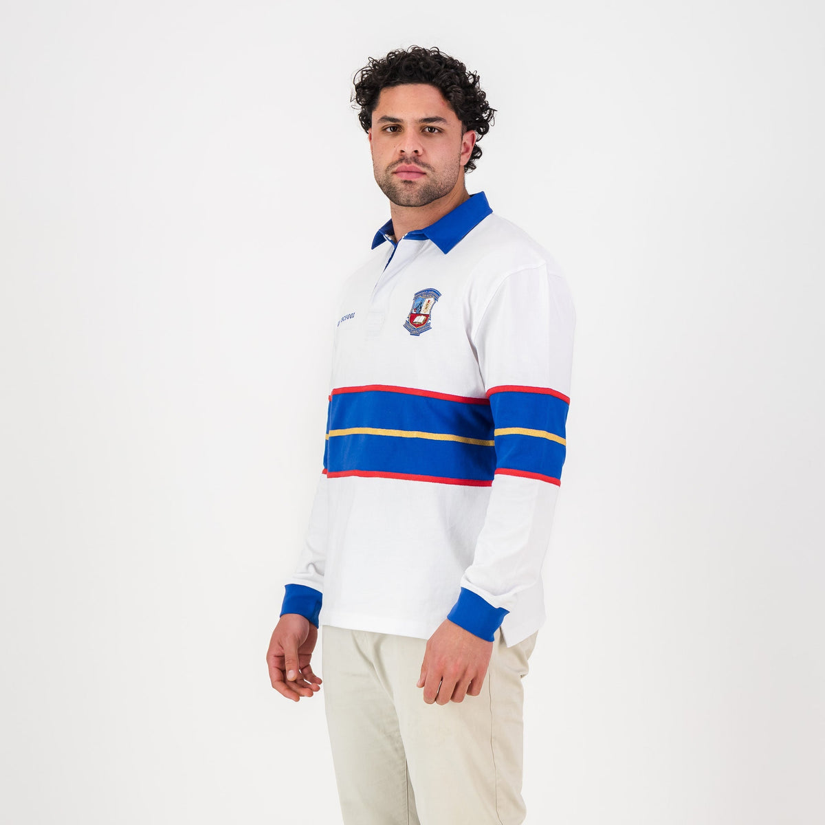 Schools Goudveld Hoërskool LS Rugby Jersey-White