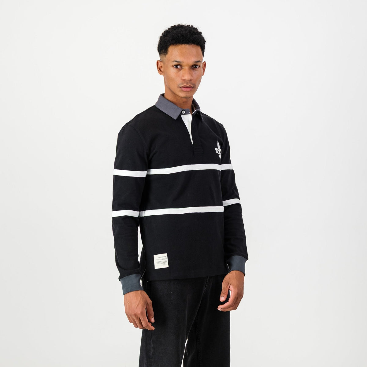 Schools Hilton College LS Rugby Jersey-Black