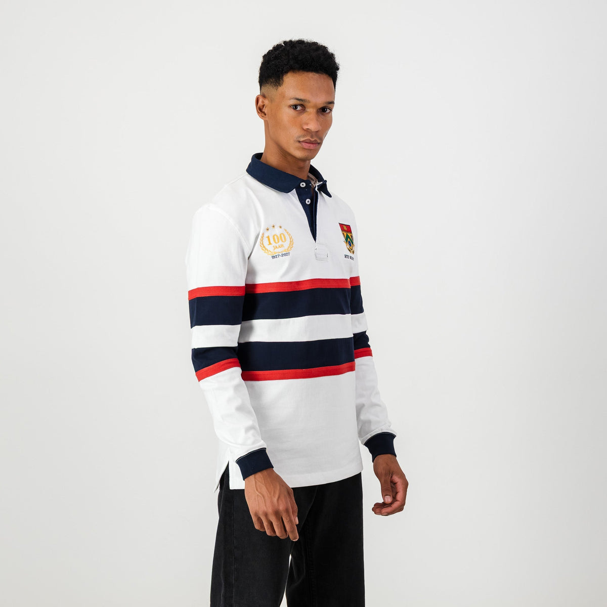 Schools HTS Middelburg LS Rugby Jersey-White