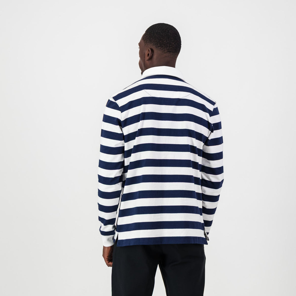 Schools Ikeys Varsity Cup LS Rugby Jersey-Navy